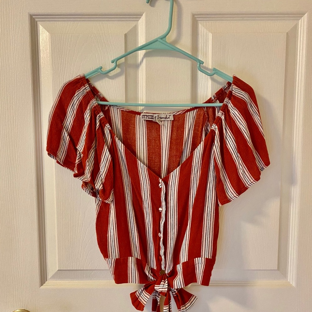 Gypsies & Moondust Cropped Blouse XS